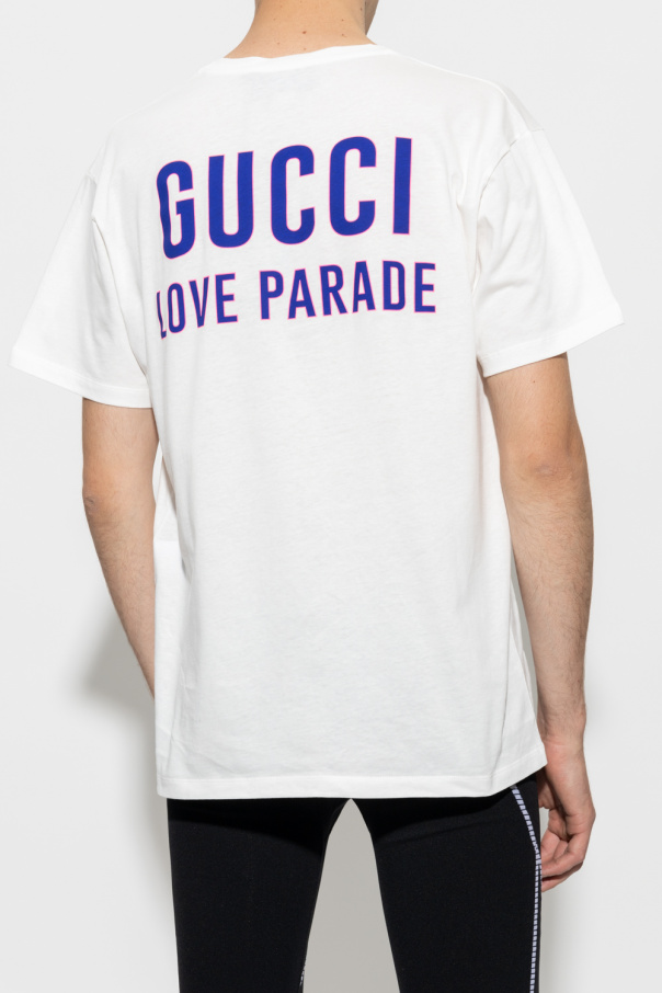 T VbjdevelopmentsShops Armenia shirt with Gucci Love Parade print Gucci gucci sandalen mit uberkreuzten riemen 75mm item